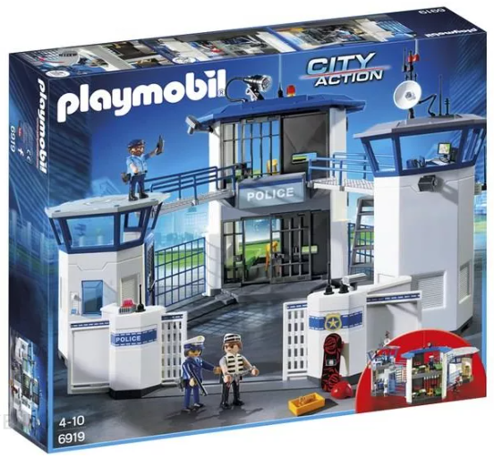 Playmobil 6919 City Action Komisariat Policji Z Wi臋zieniem