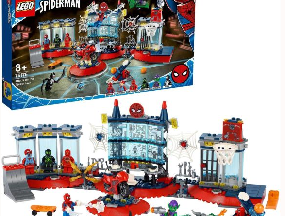 LEGO Marvel Spider-Man 76175 Atak na kryjówkę Spider-Mana
